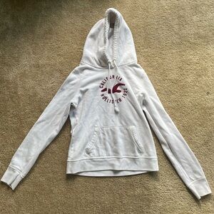 Hollister hoodie sweatshirt- white